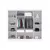 Guarda-Roupa Casal 8 Portas 2 Gavetas Nantes Freijó/Off White - comprar online