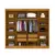 Guarda Roupa Casal 8 Portas 4 Gavetas Dallas Branco - comprar online