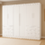 Guarda Roupa Casal Toulouse 6 Portas 6 Gavetas Branco - comprar online