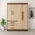 Guarda Roupa Casal 4 Portas 3 Gavetas Tancredo Ipê/Avelã - comprar online