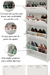 Sapateira Organizadora Lua 4 Gavetas Branco - ArteCasa - Móveis e Decorações