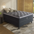 Cama Box Casal 138cm Molas Ensacadas Opala Gazin Preto/Cinza - comprar online