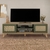 Conjunto Sala de Estar com Rack e Mesa de Apoio Charlie Para TV 75" Carvalho/Menta - comprar online