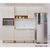 Cozinha Compacta Isadora 11 Portas 2 Gavetas sem Tampo com Nicho Forno ou Microondas Avelã/Mocca Laca - comprar online