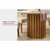 Mesa de Jantar Vitta Tampo Redondo com Vidro Para 4 Lugares Freijó/Off White - comprar online