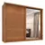 Guarda Roupa Casal 2 Portas de Correr 6 Gavetas com Espelho Grécia Plus Cinamomo - comprar online