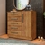 Cômoda para Quarto 1 Porta 5 Gavetas Verona Cedro