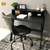 Escrivaninha Mesa para Computador Nichos Berlin Preto - comprar online