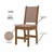 Conjunto Mesa de Jantar Lima 4 Lugares Carvalho/Off White