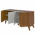 Buffet Munique com 4 Portas Off White/Cedro na internet