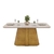 Conjunto Sala de Jantar Mesa Lótus 180x108cm c/6 Cadeira Tabata Linho Neve na internet