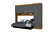 Guarda Roupa Modulado Solteiro 6 Portas e 3 Gavetas Londres Freijo/Grafite - comprar online