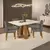 Conjunto Sala de Jantar Mesa Celena 120cm com 4 Cadeiras Jully Freijo/Veludo Lunar