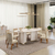 Mesa de Jantar 218cm Berlim Tampo Off White