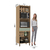 Paneleiro 70cm 4 Portas e 1 Gaveta com Espaço Torre Quente Silver Freijó/Verde Jade - comprar online