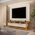 Rack com Painel para TV Até 75 Polegadas 3 Gavetas LED Zurique Bali/Cedro - comprar online