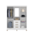 Guarda Roupa Vicente 4 Portas 3 Gavetas Branco - ArteCasa - Móveis e Decorações