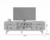 Rack Trento para TV de Até 70 Polegadas Portas Ripadas Cinamomo/Off White - loja online
