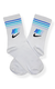 Deportiva Media Caña Nike Lineas Degrade Turquesa Celeste – MLP