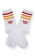 Deportiva Media Caña Adidas 3 Lineas Logo Naranja – MLP