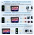 Carpuride W702B Pro Estéreo portatil para moto con soporte para moto BMW - tienda online