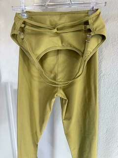 Conjunto poliamida verde musgo - Bellona moda fitness 