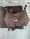 CONJUNTO TEXTURIZADO MARROM
