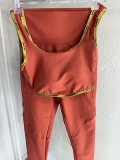 Conjunto terracota poliamida premium - Bellona moda fitness 