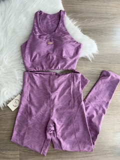Conjunto de calça texturizado no poliamida premium na internet