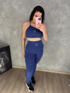 Conjunto de calça texturizado no poliamida ( mais cores)