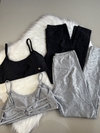 Conjunto texturizado brilhante