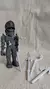 Caballero Zombie con armas 17 cm de alto