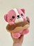 PERRITO ROSA CON DONA