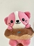 PERRITO ROSA CON DONA - BRINQUEDOS