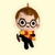 Imagen de LLAVERO MINI PELUCHE HARRY POTTER