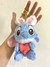 PELUCHITO STITCH TIPO LLAVERO CELESTITO