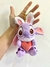 PELUCHITO STITCH TIPO LLAVERO VIOLETA