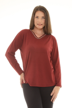 Imagen de Pack x 10 remeras en curva MODAL talle grande