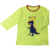 Camiseta Supy para Meninos - Estampa Dinossauro Verde