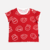 Blusa Infantil Unissex Vermelha - Gola Redonda