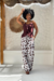 CALÇA PANTALONA RENATA COW PRINT na internet