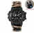 Imagem do Relógio SHIYUNME eletrônico masculino estilo G, camuflagem, militar, ao ar livre, esportes, impermeável, bússola, led, quartzo, display duplo