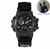 Relógio SHIYUNME eletrônico masculino estilo G, camuflagem, militar, ao ar livre, esportes, impermeável, bússola, led, quartzo, display duplo - comprar online