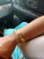 Relógio SKMEI impermeável para senhoras, elegante e elegante, conjunto de diamantes, quadrado dourado, pulseira de aço pequena e delicada - loja online