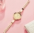 CURREN-Relógio quartzo ultra fino em aço inoxidável para mulheres, relógios de ouro, relógio romântico, moda para mulher - loja online