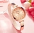 CURREN-Relógio quartzo ultra fino em aço inoxidável para mulheres, relógios de ouro, relógio romântico, moda para mulher - comprar online