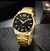 Rélogio CURREN dourado masculino! - loja online