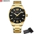 Rélogio CURREN dourado masculino! - comprar online