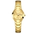 POSHI-Relógio de Aço Inoxidável Feminino, Impermeável, Luminoso, Simples, Quartzo, Pulseira Elegante, Data Semana, Presente, Marca Suíça - loja online