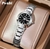 POSHI-Relógio de Aço Inoxidável Feminino, Impermeável, Luminoso, Simples, Quartzo, Pulseira Elegante, Data Semana, Presente, Marca Suíça - comprar online